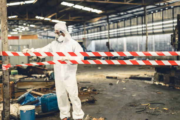 Professional Infectious Disease Decontamination technician working in Washington, IL